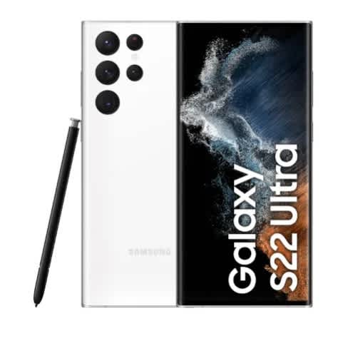 Galaxy S22 Ultra 5g - 6.8" - 128GB ROM - 8GB RAM- Single Sim - 5000mAh - White - View 2