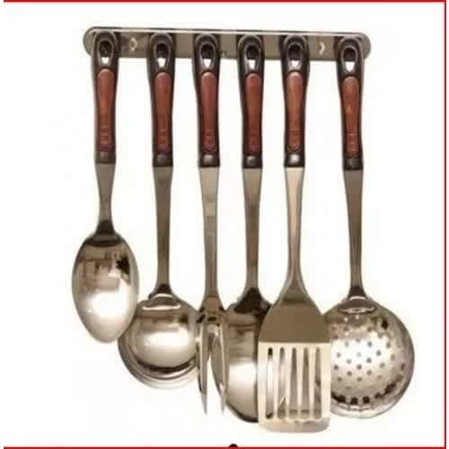 Cooking Spoons And Frying Fork - Set Of 6