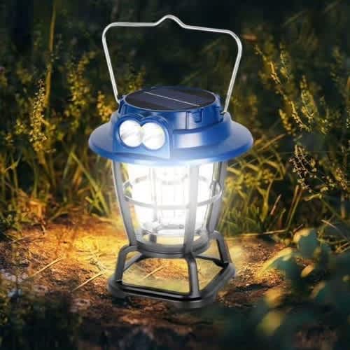 Portable Handy Flashlight Solar Emergency Light Lantern -  15l X 12w X 10h cm - View 2