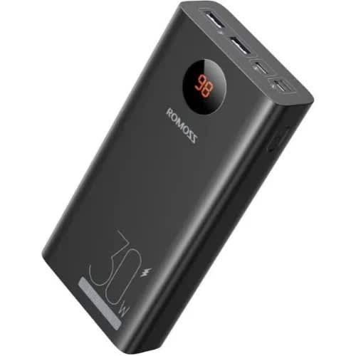 Romoss Powerbank Pea30 Qc3.0 Pd Scp - 30000mah - Black