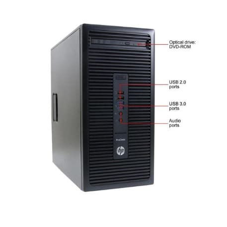Prodesk 600 Mt - Corei3 - 8GB RAM - 1TB HDD - Win10 & Ms 2016 - View 4