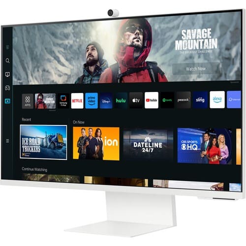 Ls27cm801un 27" M80c 4k Hdr Smart Monitor With Webcam - View 2