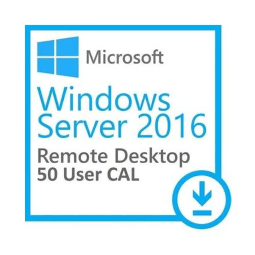 Microsoft Windows Server 2016 Remote Desktop Services Cals 50 Users/50 ...