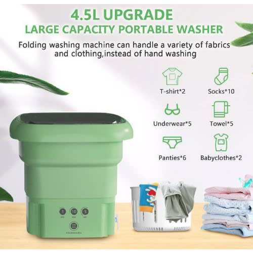 Foldable Mini Washing Machine - 4.5L