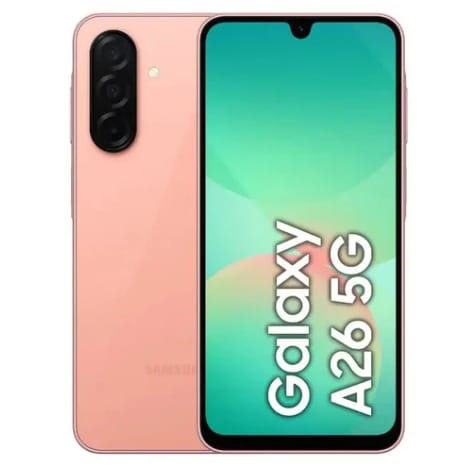Galaxy A26 5G - 6.7" - 256GB ROM - 8GB RAM - Dual SIM - Fingerprint - 5000mAh - Pink - View 3