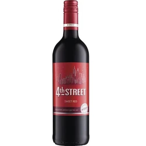 Sweet Red Wine - 75cl X 12 - 8%abv - View 1