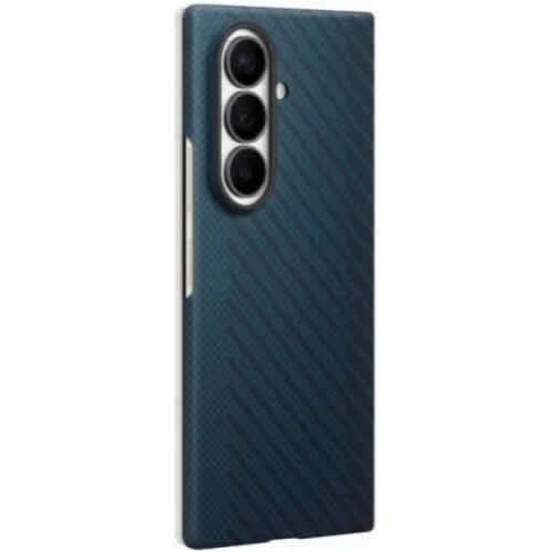 Magnet Case Carbon Fiber For Samsung Galaxy Z Fold 8 Ultra - Blue - View 2