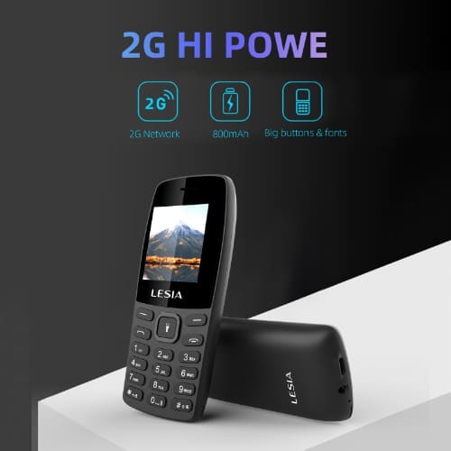LESIA L176 - 1.77" - Dual Sim - Black - View 2