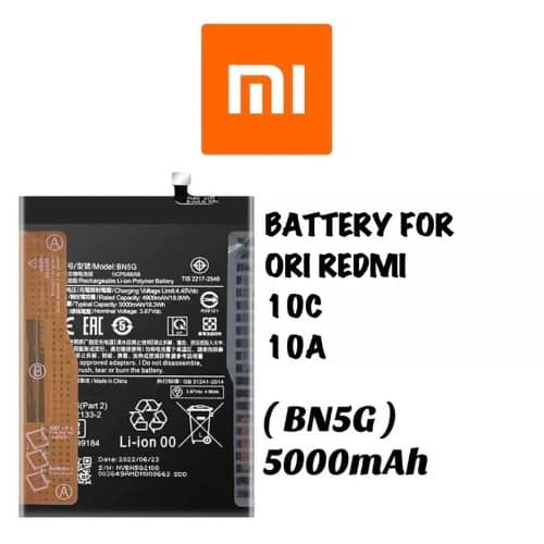 Battery Bn5g For Xiaomi Redmi 10c Redmi 10a Replacement Battery - 5000mAh - View 3