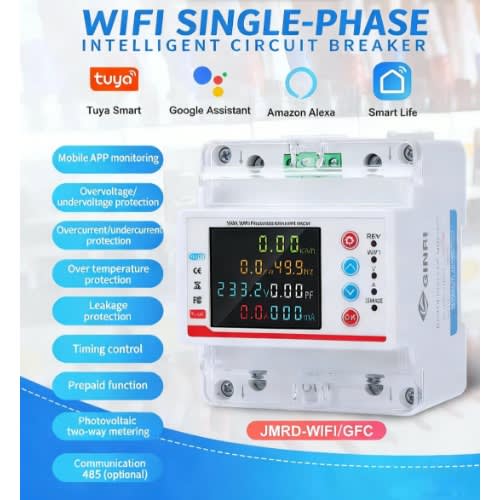 Smart Wifi Energy Prepaid Check Meter Single Phase 100a Tuya- Unit Allocation - View 2
