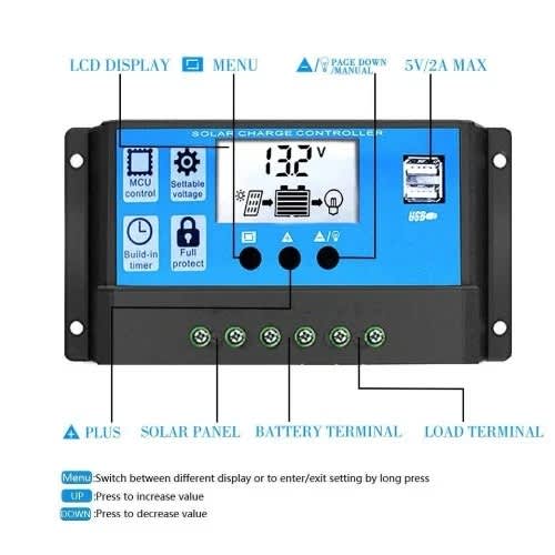 Solar Charge Controller 30a - View 3