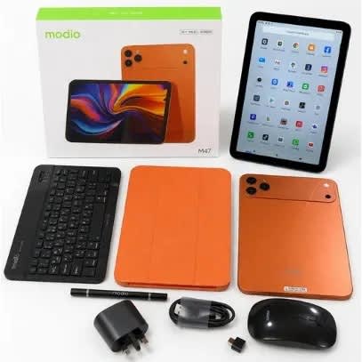 Modio M47 5g Tablet With Keyboard - 10.1" - 512gb Rom - 12gb Ram - Dual Sim - 10000mah - Orange - View 2