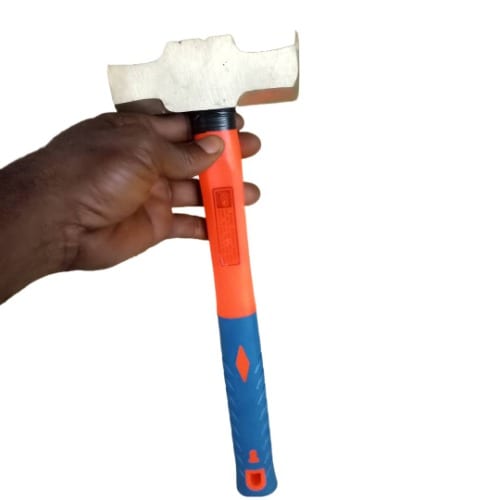 Sledge Hammer Plastic Handle Non Sparking Brass - 2Kg - View 4
