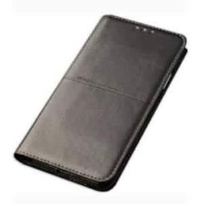 Leather Flip Case For Samsung A06 -black