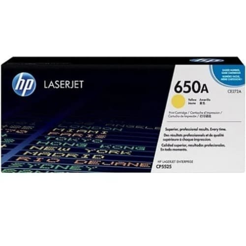 650a Laserjet Toner Cartridge - Ce2721a - Yellow - View 3