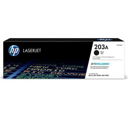 Laserjet Toner Cartridge -  Cf540a - 203a - Black - View 2