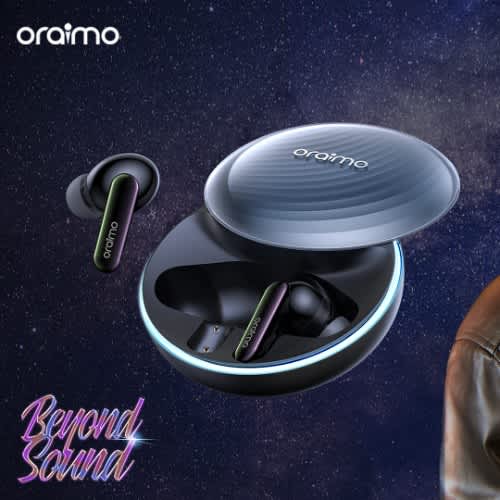 Spacebuds Hybrid Anc True Wireless Earbuds Customized Voice Prompt - Black - View 3