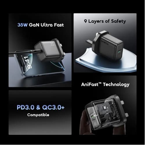 Powergan 351 35w Gan Ultra Type C Fast Charger Kit - View 5
