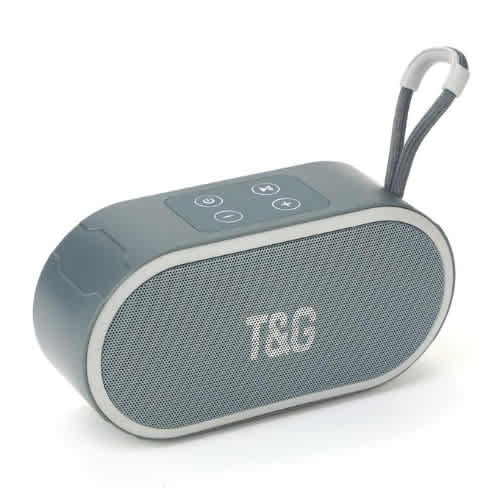 Tg689 Bluetooth Speaker Outdoor Portable Card Fm Radio Bt Tws Fabric Heavy Subwoofer Gray - View 1