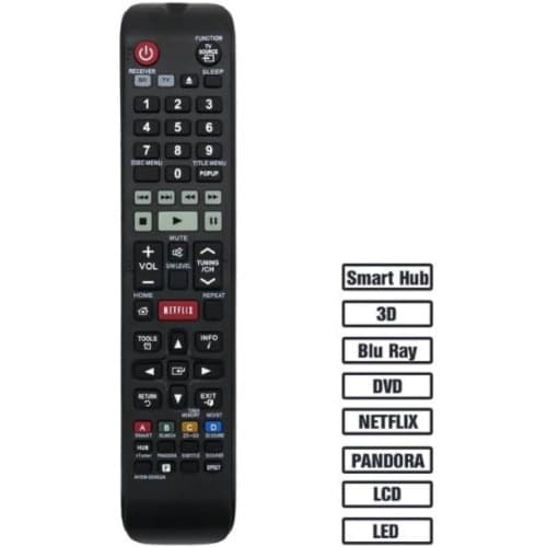 Replacement For Samsung Remote -3d/ Smart Tv/blu-ray/lcd/led/tv