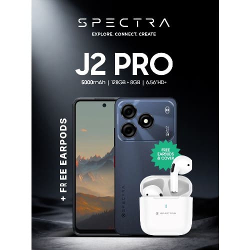 J2 Pro - 4G - 6.5'' - 128GB ROM - 8GB RAM - Dual SIM - Fingerprint - 5000mAh - Blue - View 3