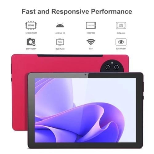 C Idea 8800 10.1 inch Android 12 Tablet 8GB RAM 512GB ROM 5G WiFi Tablet - Black - View 3