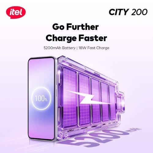 City 200 - 7.45mm - 128GB ROM - 4+4GB RAM - 6.78" - Ip65 - 5200mAh - Silver - View 5