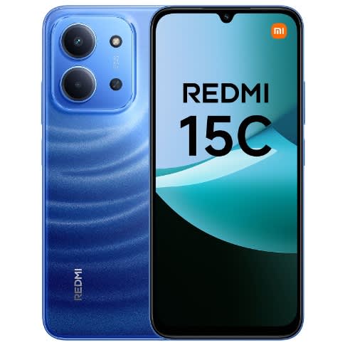 Redmi 15C - 6.9" - 256GB ROM - 8GB RAM - 4G LTE - Dual SIM - Fingerprint - 6000mAh - Blue - View 1
