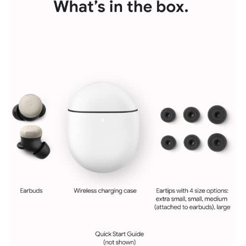 Pixel Buds Pro 2 - Active Noise Cancellation - Bluetooth Headphones - Porcelain - View 3