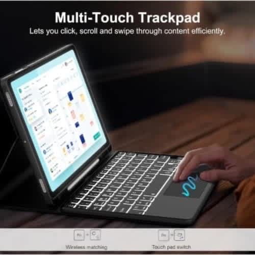 Keyboard Case For Track Pad 11" Samsung Tab A9 Plus/a9+ 5g - View 3