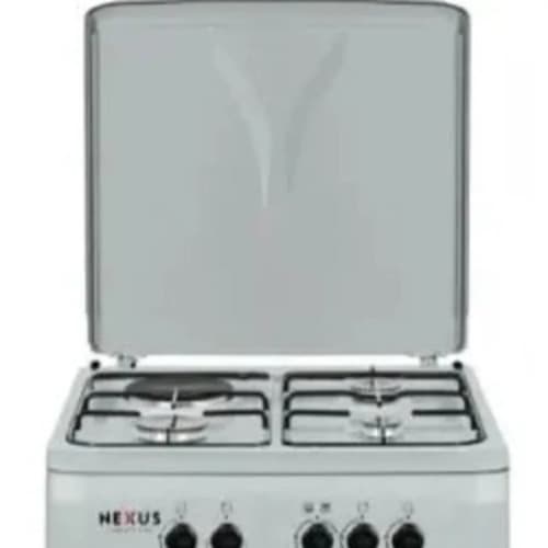 Gas Cooker - 3 Gas Burners + 1 Electric Hotplate - Nx-6004s - View 3