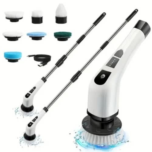 9-in-1 Electric Spin Scrubber Cordless Handheld Cleaning Brush - View 1
