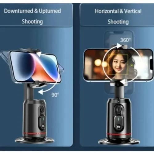 Q02 360 Auto Face Tracking Phone Holder/selfie Stick - View 2