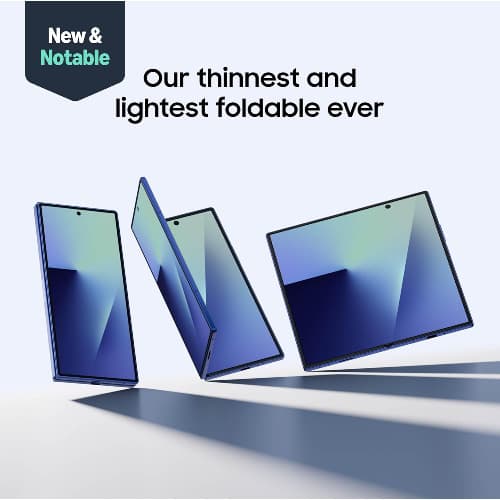 Galaxy Z Fold 7 - 8.0" - 512GB ROM - 12GB RAM - Single Sim - 4400mah -  Blue Shadow - View 2