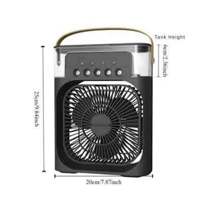 Air Cooler Fan With Humidifier /air Conditioner Fan With Mist + 7 Color Led Light - View 8