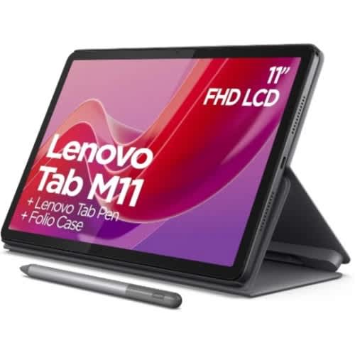 Tab M11 + Pen + Folio Case - 11" - 128gb Rom - 4gb Ram - Lte - 7040mah - Luna Grey