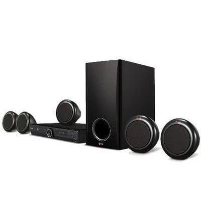 LG - Home Theater System With Bluetooth - Usb - Dvd - Bass Blast - Black - View 3