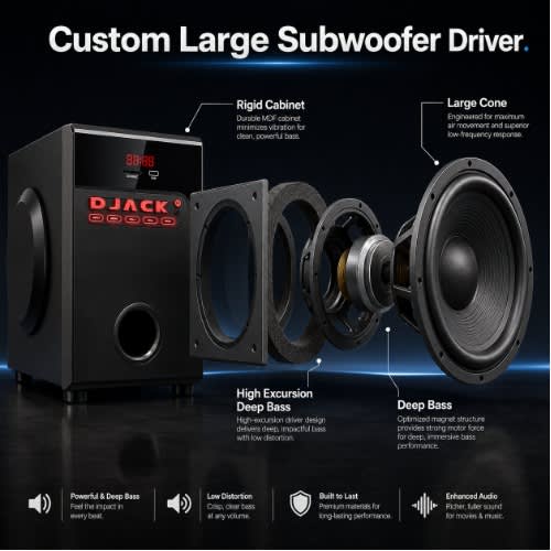Djack Ak-d3l 3.1 Channel Home Theater System - View 5
