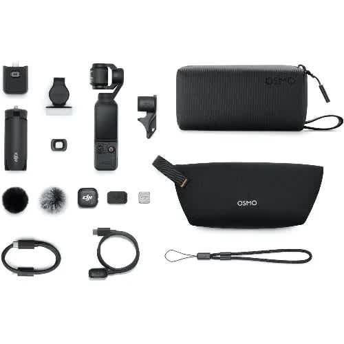Dji Osmo Pocket 4 Creator Combo Pocket Gimbal Vlog Camera - 3-axis - 2× Lossless Zoom - View 2