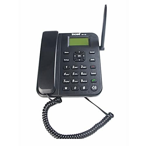 Im-10d Desktop Gsm Phone - Dual Sim - Black