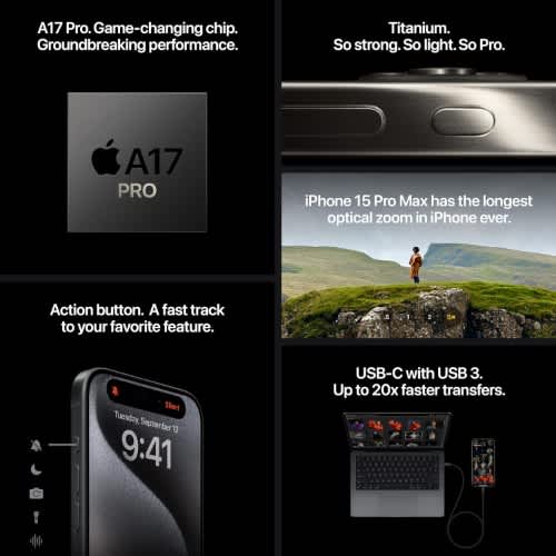 Iphone 15 Pro 6.1" - 256GB ROM + 8GB RAM - Nano Sim - 5g - View 2