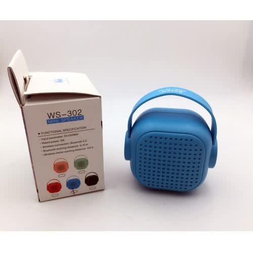 Ws-302 Bluetooth Speaker - 1200mAh - Blue - View 2