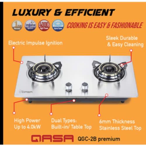 Table Top Gas Cooker Qgc-2b Premium - View 2
