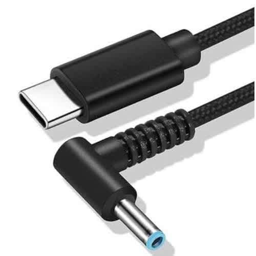 Hp Pd100w Usb-c 18.5-20v Small Blue Pin Cable - View 3