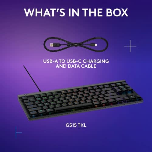 G515 Tkl Wired Low Profile Gaming Keyboard - View 8