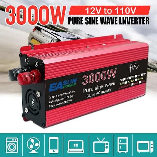 Easun Pure Sine Wave Inverter - 3000w - 3kva - 12v - View 2