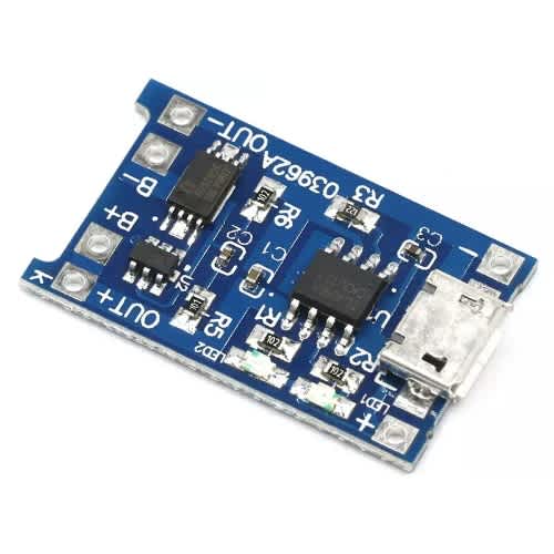 5V 1A Lithium Battery Charger Module With Protection - 18650