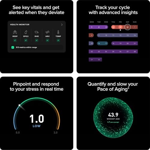 Whoop Peak– 12-month Membership – 5.0 Health And Fitness Wearable – 24/7 Activity Tracker - View 4