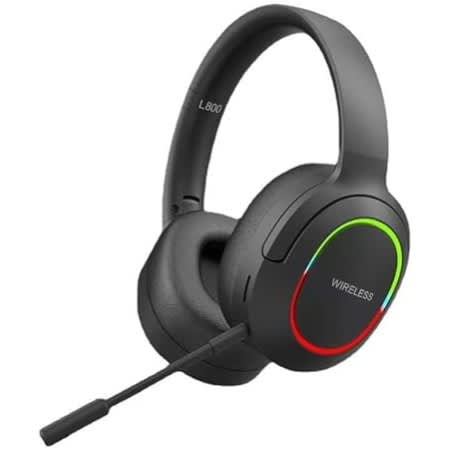 L800 Foldable Rgb & Enc Noise Reduction Wireless Gaming Headset With Microphone- Black