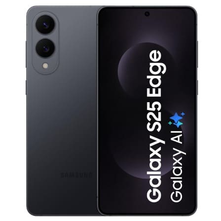 Galaxy S25 Edge 5G - 6.7" - 256GB ROM - 12GB RAM - Nano SIM - 200MP - 3900mAh - Titanium JetBlack